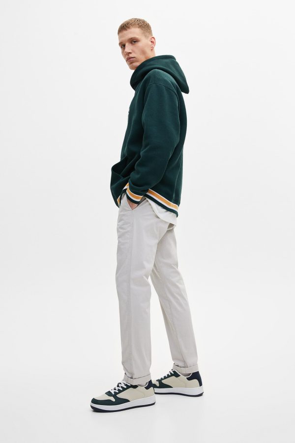 Basic Slim Fit Chinos Trousers - Image 4