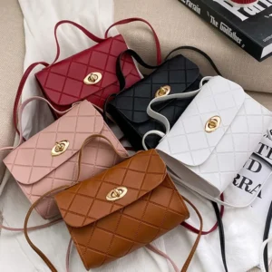 kf S40d2a1de9a5d481b9bb369786675c986f Women s Handbags Striped Square Fresh Age Reducing High Capacity Fine Texture Soft Comfortable Female s