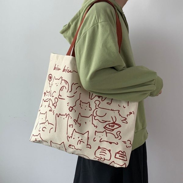 Women's All-match Canvas Bag - Image 10