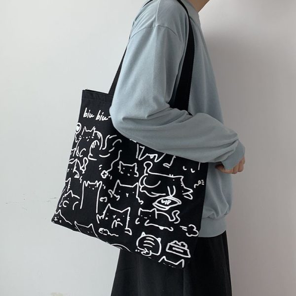 Women's All-match Canvas Bag - Image 5