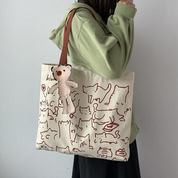 Women's All-match Canvas Bag - Image 6