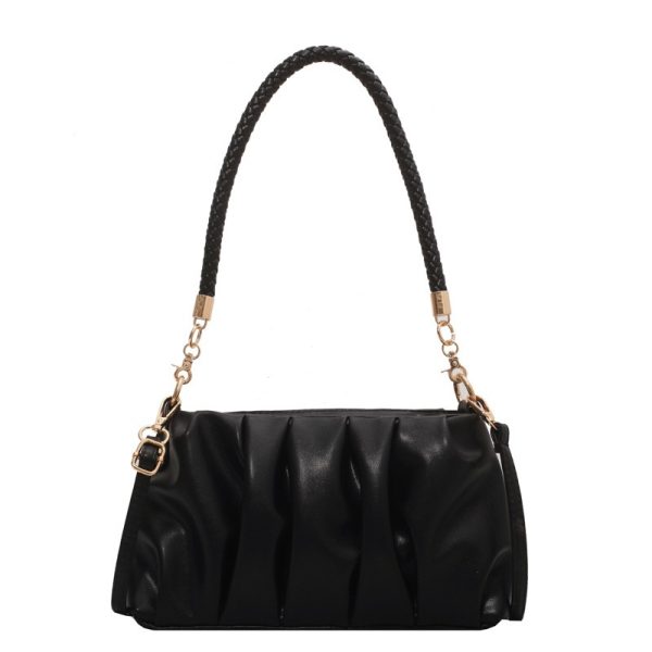 Small Soft PU Leather Underarm Handbags - Image 8