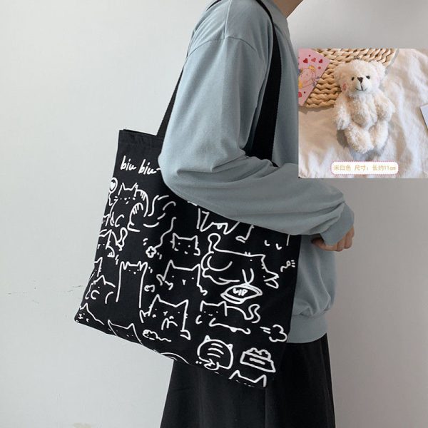 Women's All-match Canvas Bag - Image 2