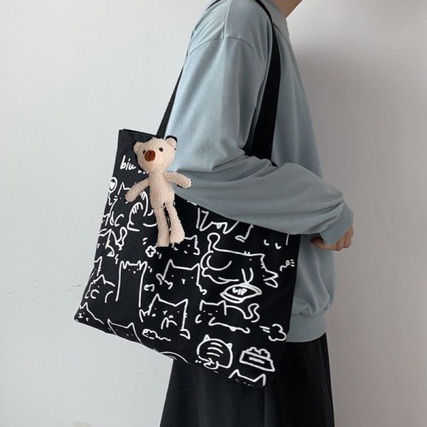 Women's All-match Canvas Bag - Image 3