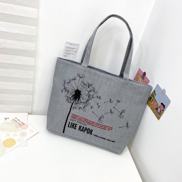 New Cartoon Canvas Printed Women's Shoulder Bag - Image 3