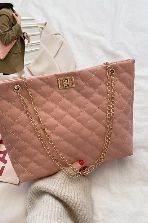 Women’s Lingge Shopping Shoulder Bag Small Chains Handbags