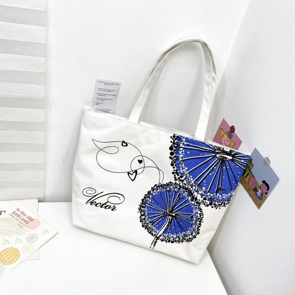 New Cartoon Canvas Printed Women's Shoulder Bag - Image 2