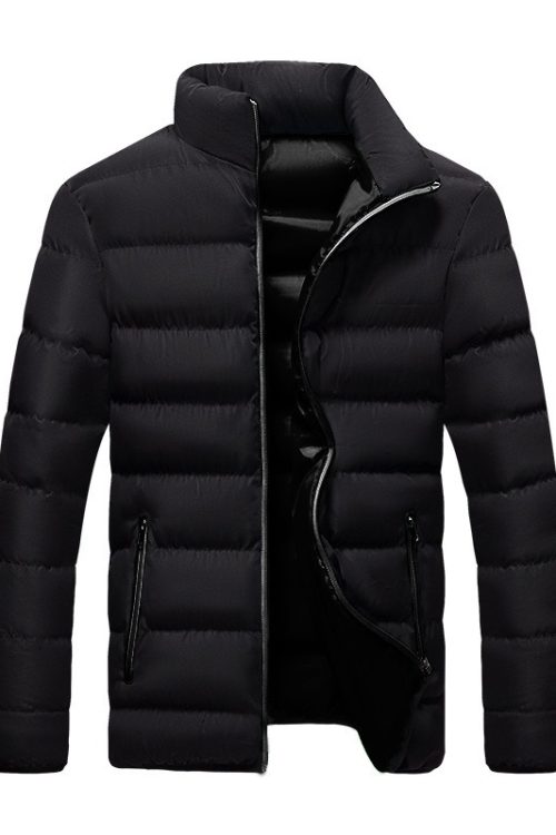 Men Winter Jacket Slim Fit Breadwear Thickened Cotton Coat Foreign Trade Mens Aliseo Hub Coat Men Plus Jackets