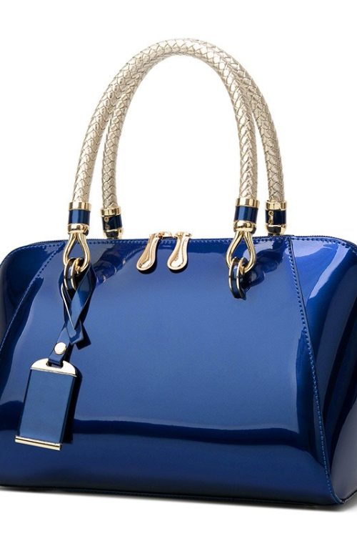 Patent Leather Handbags Shiny Handbag Fashion One-shoulder Diagonal Bag