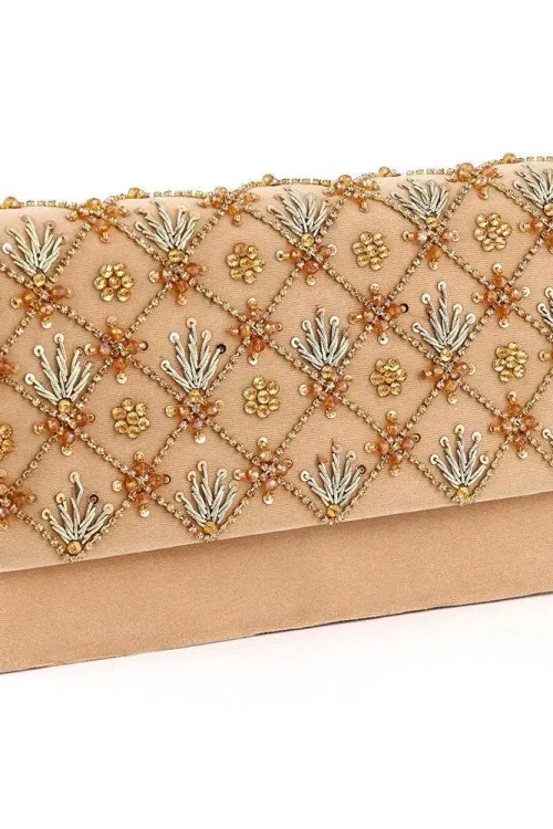 Women’s Velvet Embroidered Fancy Clutch